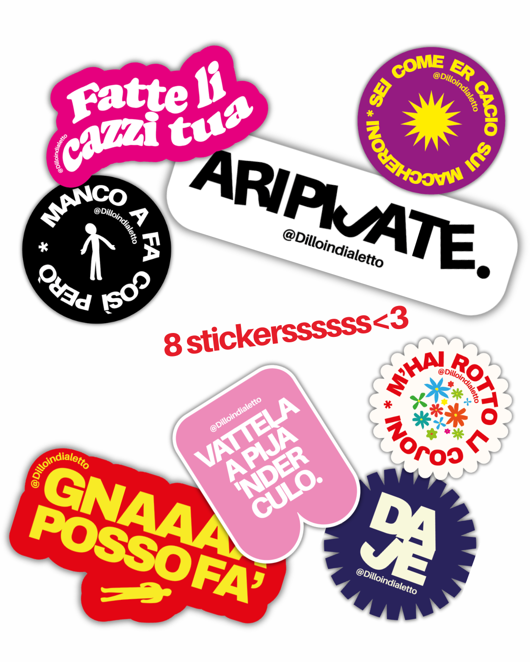Pacco Sticker Roma