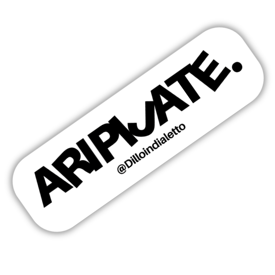 Sticker "Aripijate"