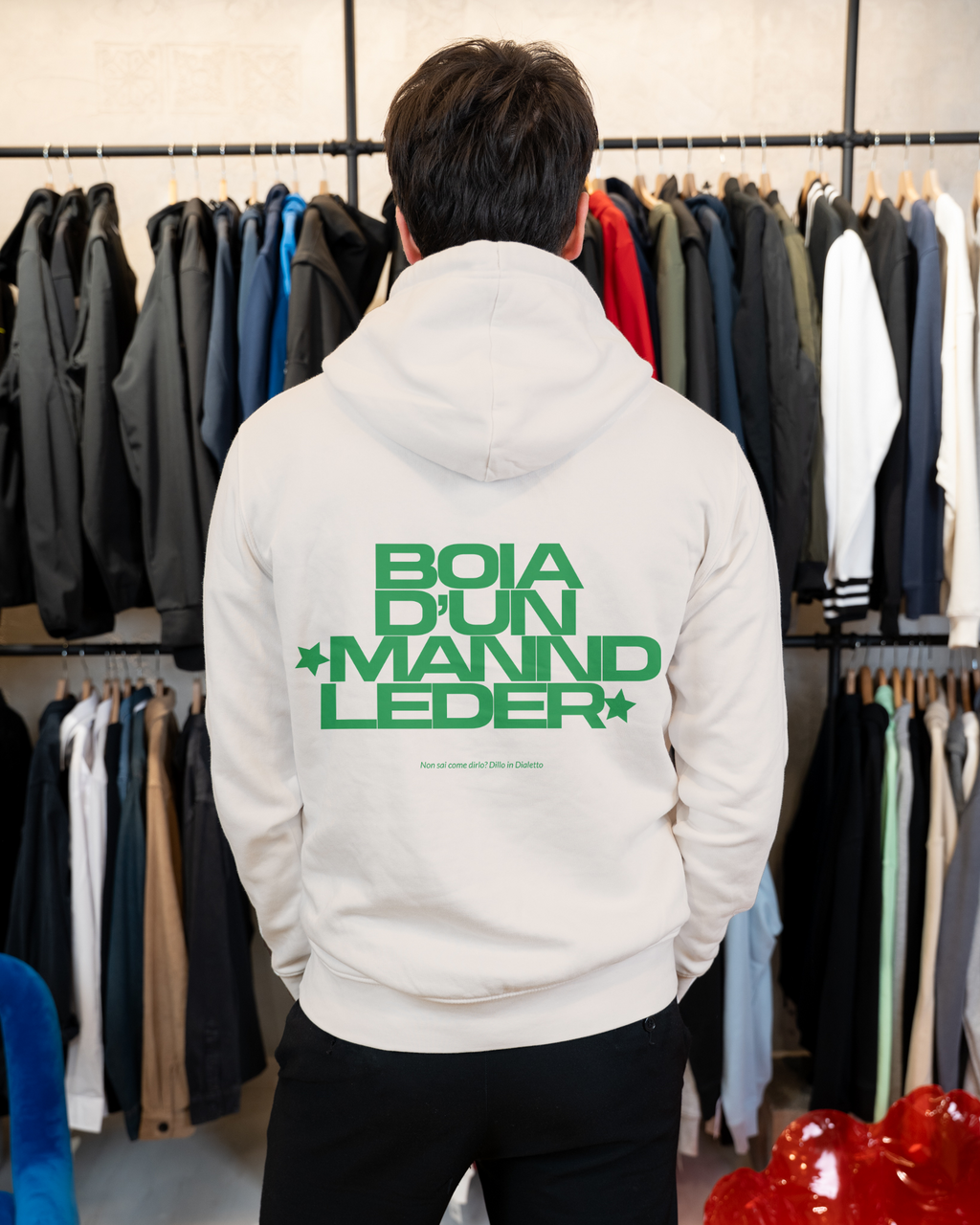 Felpa Mannd Leder