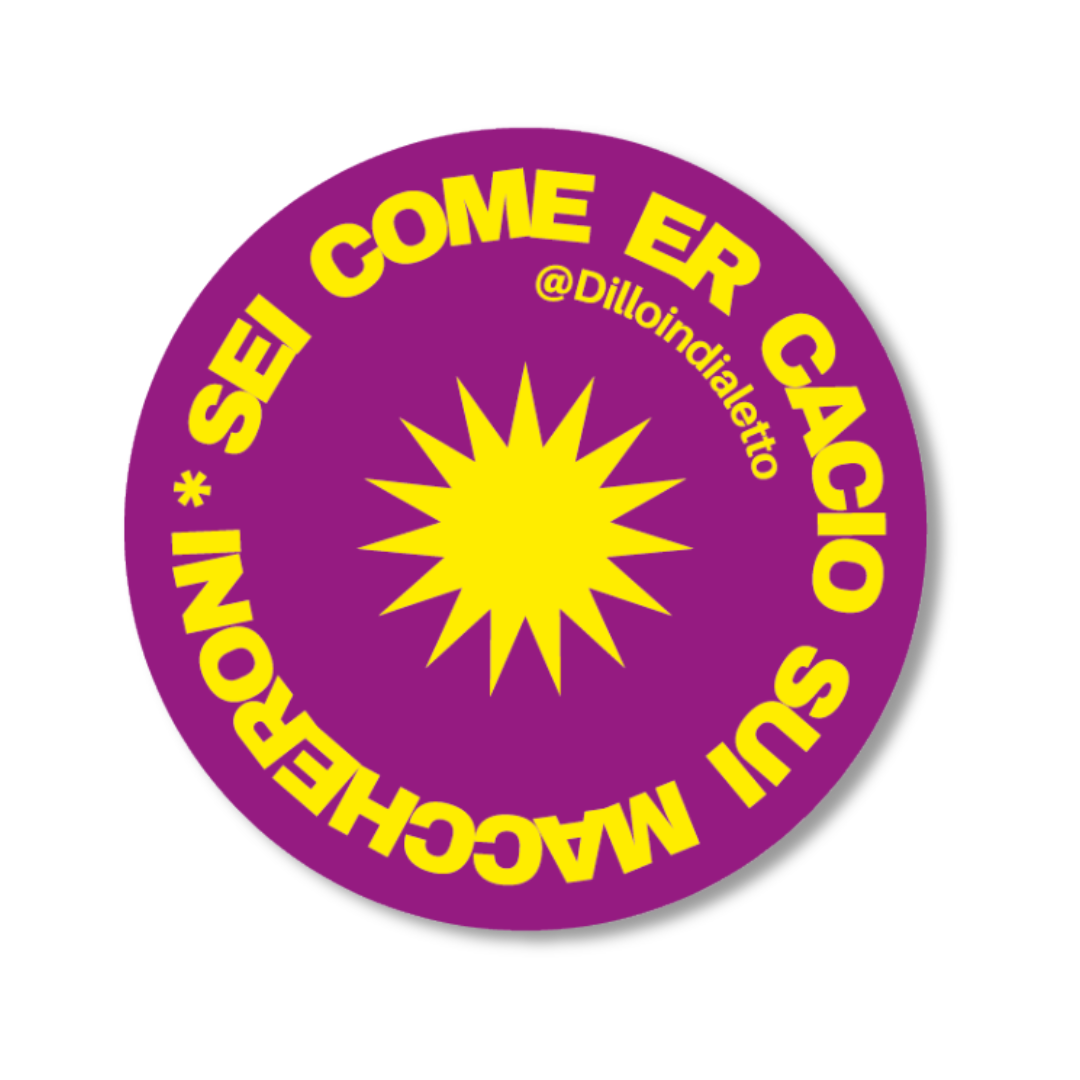 Sticker "Er Cacio"