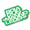 Sticker "Mannd Leder"