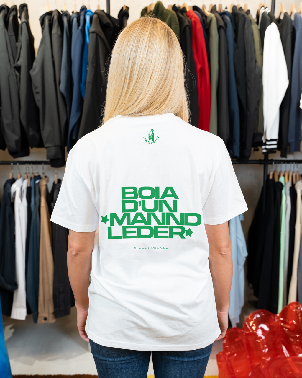 T-shirt Mannd Leder