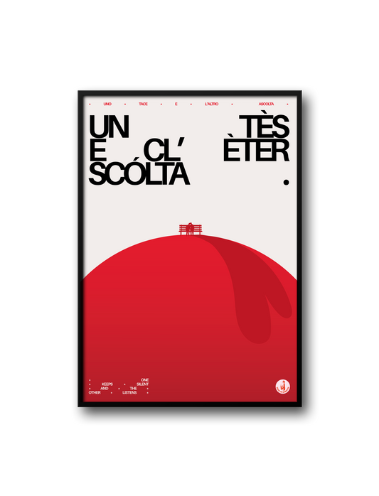 Poster Limited edition – Un tès e l’alter scòlta